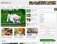 Tablet Screenshot of antieatingdogs.com